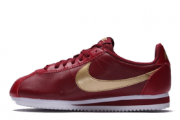 Nike Cortez Classic de piel Granates